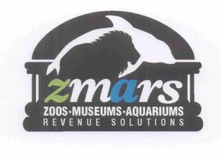 ZMARS ZOOS · MUSEUMS · AQUARIUMS REVENUE SOLUTIONS trademark