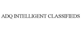 ADQ INTELLIGENT CLASSIFIEDS trademark