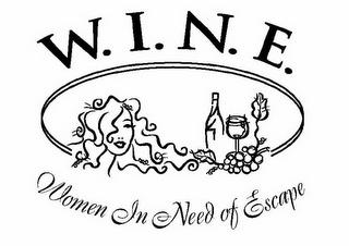 W.I.N.E. WOMEN IN NEED OF ESCAPE trademark