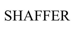 SHAFFER trademark