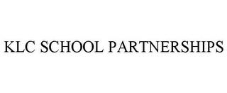 KLC SCHOOL PARTNERSHIPS trademark