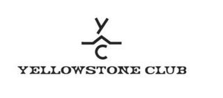 YC YELLOWSTONE CLUB trademark