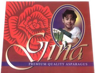 GINA PREMIUM QUALITY ASPARAGUS trademark