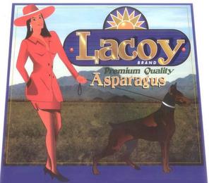 LACOY BRAND PREMIUM QUALITY ASPARAGUS trademark