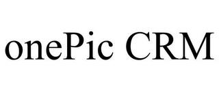 ONEPIC CRM trademark