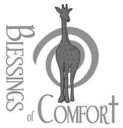 BLESSINGS OF COMFORT trademark