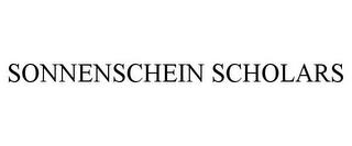 SONNENSCHEIN SCHOLARS trademark