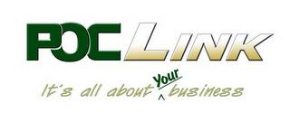 POC LINK IT'S ALL ABOUT ^ YOUR BUSINESS trademark