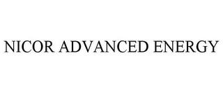 NICOR ADVANCED ENERGY trademark