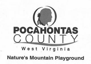 POCAHONTAS COUNTY WEST VIRGINIA NATURE'S MOUNTAIN PLAYGROUND trademark