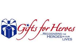 GIFTS FOR HEROES ...RECOGNIZING THE HEROES IN OUR LIVES trademark