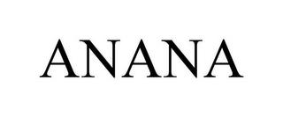 ANANA trademark