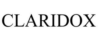 CLARIDOX trademark