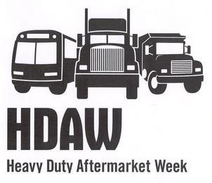 HDAW HEAVY DUTY AFTERMARKET WEEK trademark