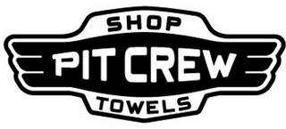 PIT CREW SHOP TOWELS trademark