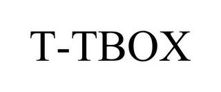 T-TBOX trademark