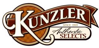 KUNZLER AUTHENTIC SELECTS SINCE 1901 trademark