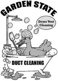 GARDEN STATE DUCT CLEANING DRYER VENT CLEANING trademark