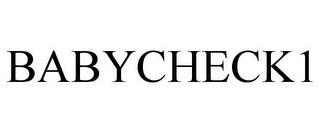 BABYCHECK1 trademark