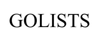 GOLISTS trademark