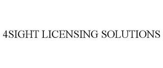 4SIGHT LICENSING SOLUTIONS trademark