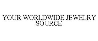 YOUR WORLDWIDE JEWELRY SOURCE trademark