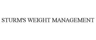 STURM'S WEIGHT MANAGEMENT trademark