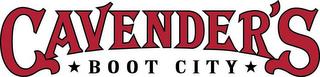 CAVENDER'S BOOT CITY trademark