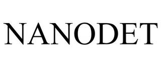 NANODET trademark