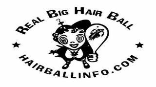 REAL BIG HAIR BALL LONDON CALLING HAIRBALLINFO.COM trademark