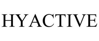 HYACTIVE trademark