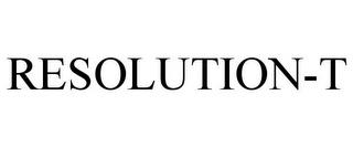 RESOLUTION-T trademark