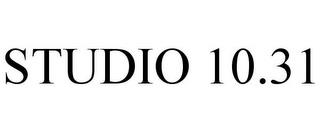 STUDIO 10.31 trademark