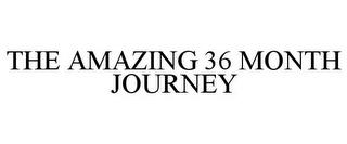 THE AMAZING 36 MONTH JOURNEY trademark