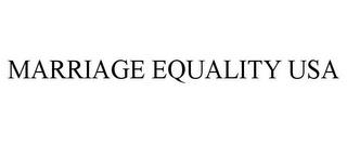 MARRIAGE EQUALITY USA trademark