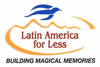 LATIN AMERICA FOR LESS BUILDING MAGICAL MEMORIES trademark