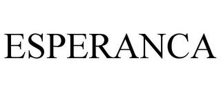 ESPERANCA trademark