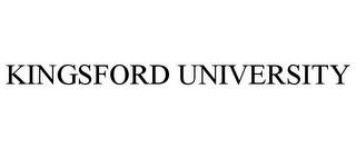 KINGSFORD UNIVERSITY trademark