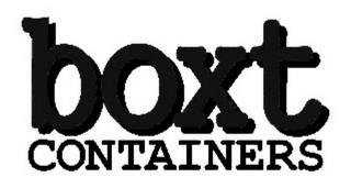 BOXT CONTAINERS trademark