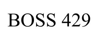 BOSS 429 trademark