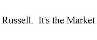 RUSSELL. IT'S THE MARKET trademark