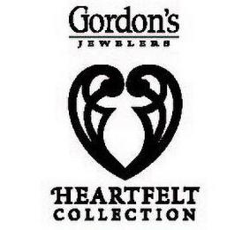 GORDON'S JEWELERS HEARTFELT COLLECTION trademark