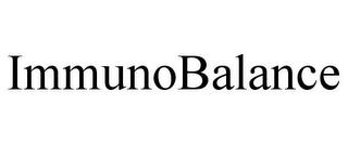 IMMUNOBALANCE trademark