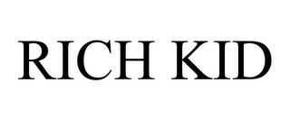 RICH KID trademark