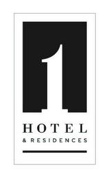 1 HOTEL & RESIDENCES trademark