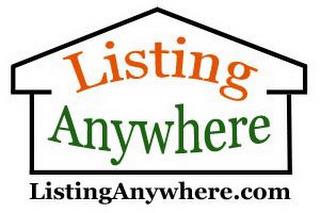 LISTING ANYWHERE LISTINGANYWHERE.COM trademark