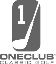 1 ONECLUB CLASSIC GOLF trademark