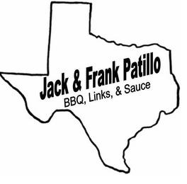 JACK & FRANK PATILLO BBQ, LINKS, & SAUCE trademark