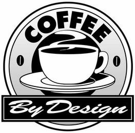 COFFEE BY DESIGN trademark