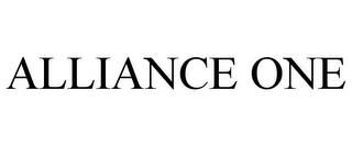 ALLIANCE ONE trademark